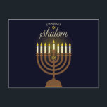 Hanukkah holiday postcard<br><div class="desc">Hanukkah Holiday Postcard</div>