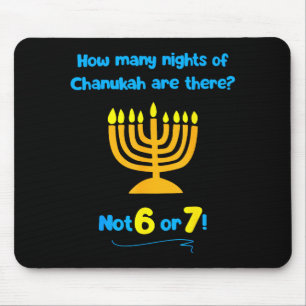 Hanukkah How Many Nights Of Chanukah Are There Not Mouse Pad