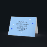 Hanukkah Humour Card<br><div class="desc">A little levity for the Levins or Leibowitzes in your life.</div>