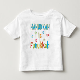 "Hanukkah Is Funukkah" GIRLS Ruffle T-Shirt