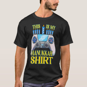 Hanukkah Jewish Christmas Boys This Is My Hanukkah T-Shirt