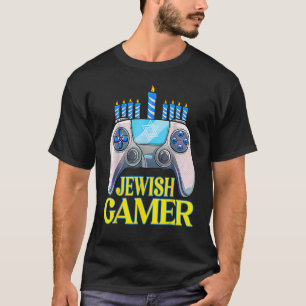 Hanukkah Jewish Gamer Video Game Christmas Xmas Bo T-Shirt