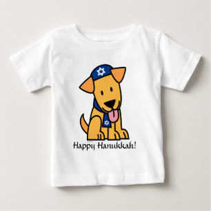 Hanukkah Jewish Labrador Retriever Puppy Dog Baby T-Shirt