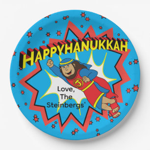 Hanukkah Judah Maccabee Paper Plate