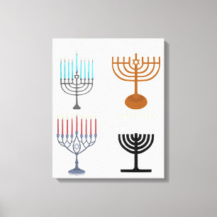 Hanukkah Judaism Jew Religion Canvas Print
