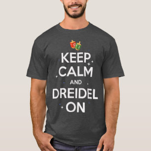 Hanukkah Keep calm and dreidel on T-Shirt