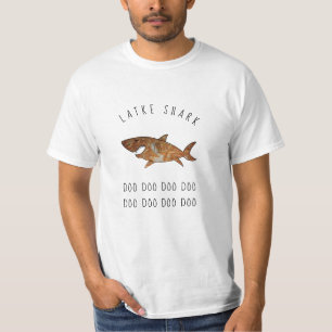 Hanukkah Latke Shark Men's Value TShirt