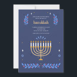 Hanukkah Light Invitation<br><div class="desc">Invite family and friends to light the candles with you with this exquisite invitation. (Image by Freepik). The card is easy to customize with your wording, font and font colour. Not exactly what you're looking for? All our products can be custom designed to meet your needs at no extra charge....</div>