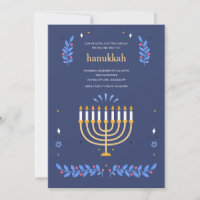 Hanukkah Light Invitation