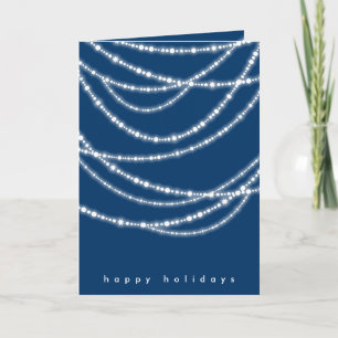 Hanukkah Lights Sparkles Holiday Greeting Card