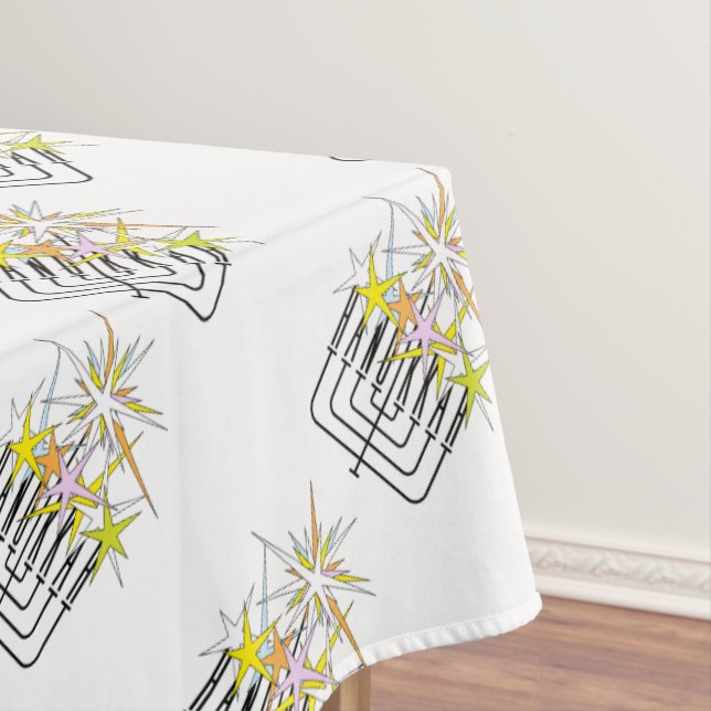 HANUKKAH LIGHTS TABLECLOTH (In Situ)