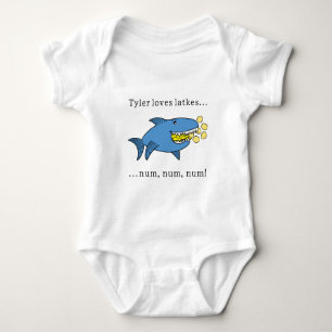 Hanukkah Love Latkes/Baby Body Jersey Baby Bodysui Bodysuit