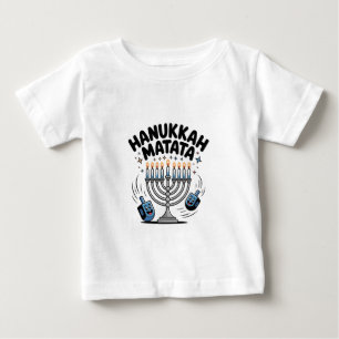 Hanukkah Matata Funny Jewish Hanukkah Baby T-Shirt