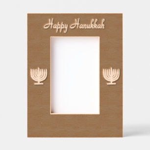 Hanukkah Menorah 4Sarah Laser Etched Frames