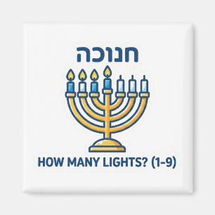 Hanukkah Menorah Counting Game - Educational Math Magnet