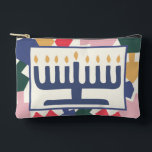 Hanukkah Menorah Dreidels Game Accessory Pouch<br><div class="desc">Hanukkah Menorah, Dreidel Game Pouch. All design elements can be edited. Change editable text using your favourite font style, colour, and size. Fill your pouch with dreidels, and playing treats. Game on!!! Happy Hanukkah! Bag Type: Print Cut Sew Small Accessory Pouch Our pouches come in two sizes and can hold...</div>