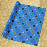 Hanukkah Menorah Dreidels star Wrapping Paper<br><div class="desc">Hanukkah</div>