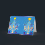 hanukkah menorah holiday card<br><div class="desc">"hanukkah menorah ", "happy hanukkah", menorah, "star of david" , "chanukah jewish", Hanukkah, "jewish holidays"chanukah,  hannukah, chanukkah




channuka, channukah,  chanukkah, hannuka, hebrew, jew, ,  , judaism, menora, judaica, </div>