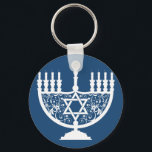 Hanukkah Menorah Keychain<br><div class="desc">Menorah</div>