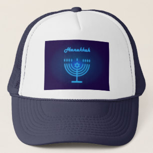 Hanukkah Menorah lights Festival decoration Trucker Hat