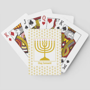 Hanukkah MENORAH Playing Cards