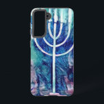 Hanukkah Menorah Samsung Galaxy S21 phone case<br><div class="desc">Thoughtful design for this phone case, this ai-generated menorah fits perfect. Just in time for the Hanukkah season!</div>