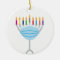Hanukkah Menorah with face mask