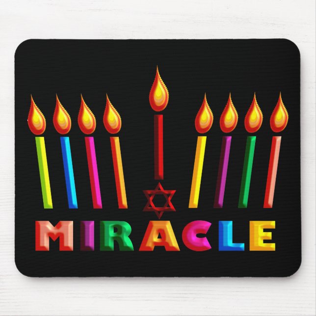 Hanukkah Miracle Mouse Pad (Front)