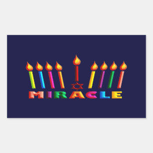 Hanukkah Miracle Sticker