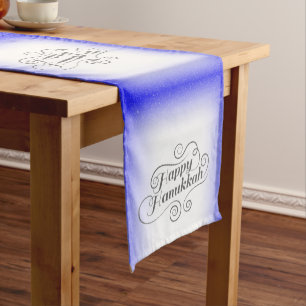 Hanukkah Moments of Peace Short Table Runner