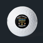 Hanukkah Not Today Santa Jewish Chanukah  Golf Balls<br><div class="desc">Hanukkah Not Today Santa Jewish Chanukah</div>