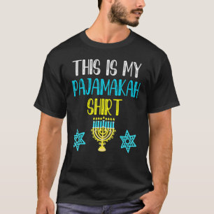 Hanukkah Pajama  This Is My Pajamakah T-Shirt