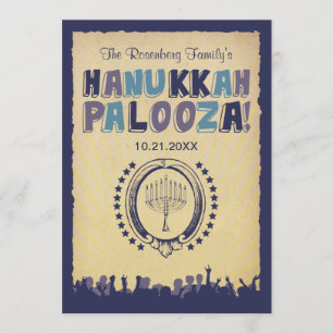 Hanukkah Palooza Invitation