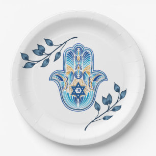 Hanukkah Paper Plate