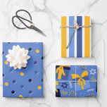 Hanukkah Pattern Gift Wrapping Paper<br><div class="desc">Hanukkah Wrapping Paper</div>