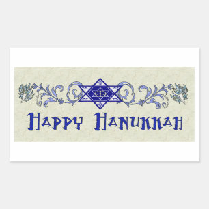 Hanukkah Peace Star Sticker