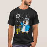 Hanukkah Penguin Menorah Chanukah Jewish Boys Girl T-Shirt<br><div class="desc">Hanukkah Penguin Menorah Chanukah Jewish Boys Girls Kids</div>