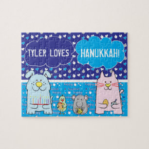 Hanukkah "PETS" Personalized Puzzle