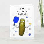 Hanukkah Pickleball Cards<br><div class="desc">Hanukkah cards featuring pickleball humour. Edit text to customize for family and pickleball friends.</div>