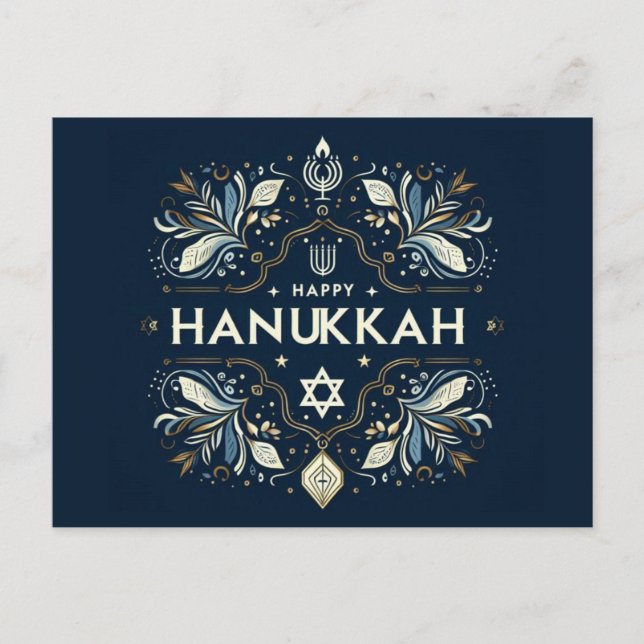 Hanukkah Postcard (Front)