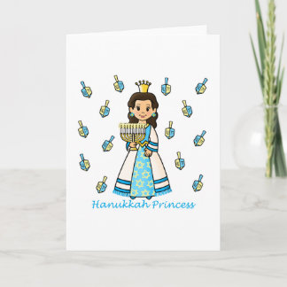 Hanukkah Princess Holiday Card