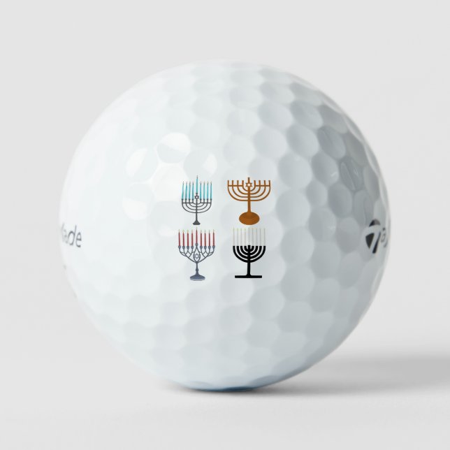 Hanukkah Religion Judaism Jew Golf Balls (Front)