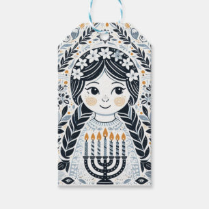 Hanukkah Sameach Elegance Gift Tags: A Touch of  Tags