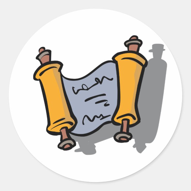Hanukkah Scroll Stickers (Front)
