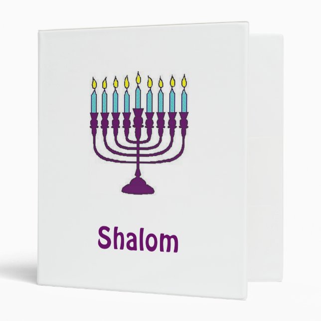 Hanukkah Shalom Binder (Front/Inside)