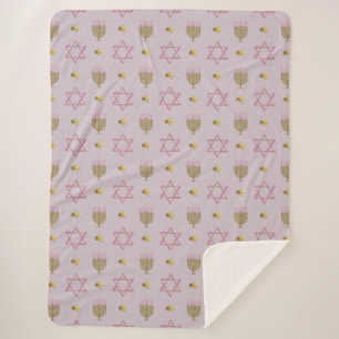 Hanukkah  sherpa blanket