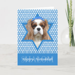 Hanukkah Star of David - Cavalier Holiday Card