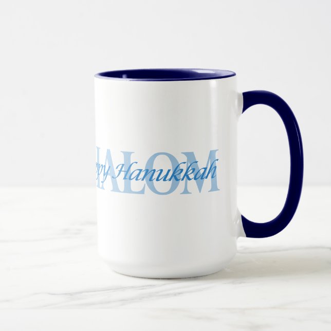 Hanukkah Star of David - Jack Russell Terrier Mug (Right)
