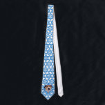 Hanukkah Star of David - Treeing Walker Coonhound Tie<br><div class="desc">I LOVE custom requests and when I received a request from Rebecca G. to make her son happy on his Bar Mitzvah by wearing a necktie featuring his very own Dogs Tripp and Honey in my Star of David design, I jumped right on it. He will wear one dog and...</div>