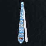 Hanukkah Star of David - Treeing Walker Coonhound Tie<br><div class="desc">I LOVE custom requests and when I received a request from Rebecca G. to make her son happy on his Bar Mitzvah by wearing a necktie featuring his very own Dogs Tripp and Honey in my Star of David design, I jumped right on it. He will wear one dog and...</div>